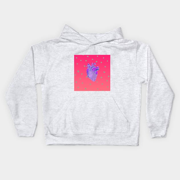 Heart Kids Hoodie by Dashika